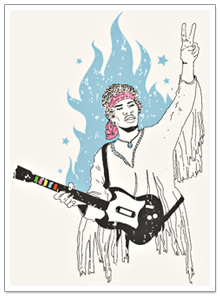 Hendrix T-Shirt Guitar Hero